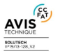 Avis technique - Solutech