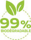 99% biodégradable