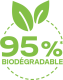 95% biodégradable
